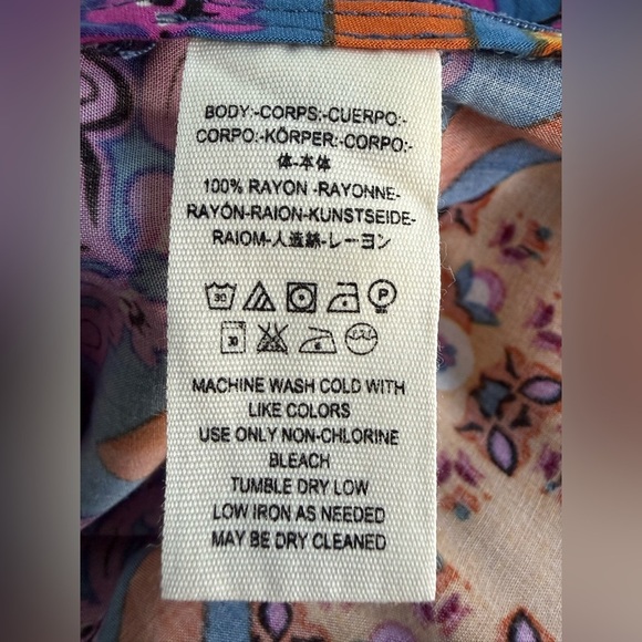 Free People Maritzah One-Piece Jumpsuit 🌺 Boho Patchwork Print | Size 4 | NWOT - Picture 6 of 9